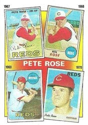 1986 Topps Base Set The Pete Rose Years: 1967-1970 #3 card
