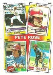 1986 Topps Base Set The Pete Rose Years: 1979-1982 #6 card