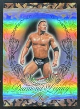 2026 Topps Chrome WWE The Rock Diamond Legacy The Rock #RDL-11 card