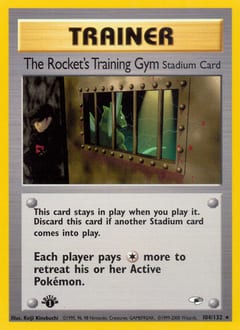 Gym Heroes The Rocket's Training Gym #104 card