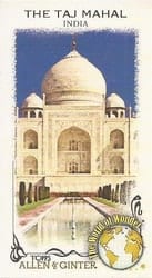 2023 Topps Allen & Ginter Mini World of Wonder The Taj Mahal, India #WOW-15 card