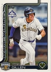 2025 Topps Pro Debut Base Set Theo Gillen #PD-80 card
