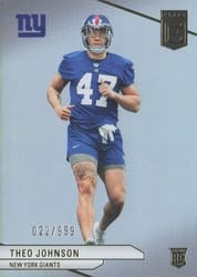 2024 Donruss Elite Base Set Theo Johnson #102 card