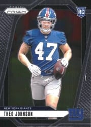 2024 Panini Prizm Base Set Theo Johnson #390 card