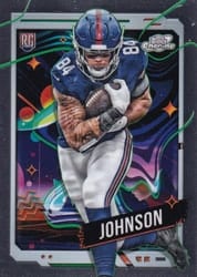 2024 Topps Chrome Cosmic Base Set Theo Johnson #171 card