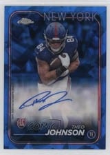 2024 Topps Chrome Sapphire Edition Rookies Autographs Sapphire Theo Johnson #RA-TJO card