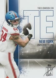 2024 Topps Signature Class Base Set Theo Johnson #158 card