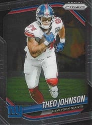 2025 Panini Prizm Base Set Theo Johnson #211 card