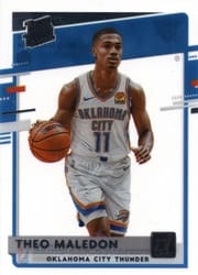 2020-21 Clearly Donruss Base Set Theo Maledon #60 card