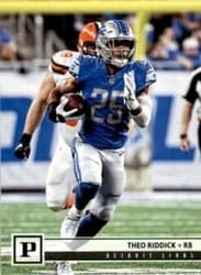 2018 Panini Base Set Theo Riddick #101 card