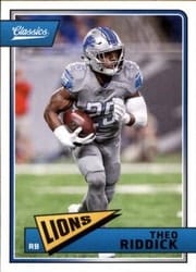 2018 Panini Classics Base Set Theo Riddick #35 card