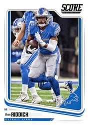 2018 Score Base Set Theo Riddick #111 card