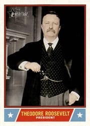 2025 Topps Heritage Notable Americans Theodore Roosevelt #NS-22 card