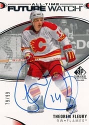 2020-21 SP Signature Edition Legends Base Set Theoren Fleury #413 card