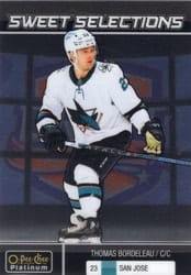 2022-23 O-Pee-Chee Platinum Sweet Selections Thomas Bordeleau #SS-14 card