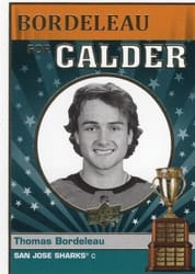 2022-23 Upper Deck Calder Candidates Thomas Bordeleau #CC-3 card