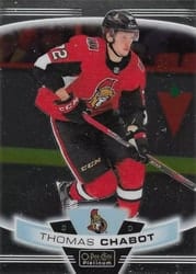 2019-20 O-Pee-Chee Platinum Base Set Thomas Chabot #142 card