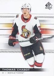 2019-20 SP Authentic Base Set Thomas Chabot #55 card