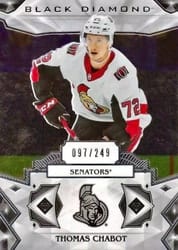 2019-20 Upper Deck Black Diamond Base Set Thomas Chabot #BDB-TC card