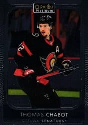 2021-22 O-Pee-Chee Platinum Base Set Thomas Chabot #24 card