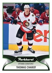 2021-22 Parkhurst Base Set Thomas Chabot #61 card
