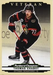 2022-23 Parkhurst Champions Base Set Thomas Chabot #125 card