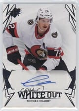 2022-23 SPx White Out Autos Thomas Chabot #WO-TC card