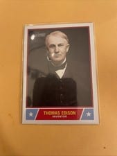 2025 Topps Heritage Notable Americans Thomas Edison #NS-18 card