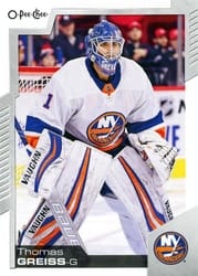 2020-21 O-Pee-Chee Base Set Thomas Greiss #306 card
