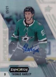 2020-21 Upper Deck Synergy Base Set Thomas Harley #101 card