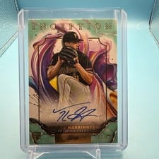 2025 Topps Inception Rookie & Emerging Stars Autographs Thomas Harrington #RESA-TH card