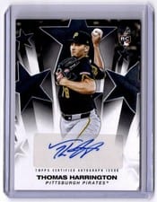 2025 Topps Update Baseball Stars Autographs Thomas Harrington #BSAU-TH card