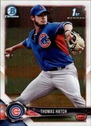 2018 Bowman Chrome Prospects Thomas Hatch #BCP12 card