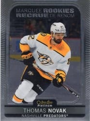 2021-22 O-Pee-Chee Platinum Base Set Thomas Novak #300 card