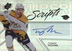 2024-25 SPx SuperScripts Thomas Novak #SS-TN card
