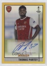 2020 Topps Merlin Chrome UEFA Champions League Autographs Thomas Partey #BCA-TP card