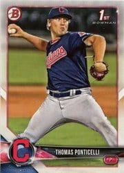 2018 Bowman Draft Base Set Thomas Ponticelli #BD-42 card