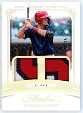 2024 Panini Flawless Dual Prospect Patches Thomas Saggese #DP-TS card