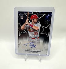 2025 Topps Baseball Stars Autographs Thomas Saggese #BSA-SAG card