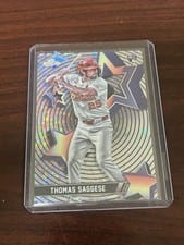 2025 Topps Cosmic Chrome StarFractor Thomas Saggese #SF-84 card