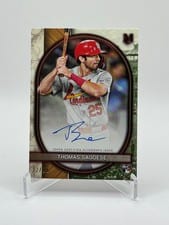 2025 Topps Museum Collection Archival Autographs Thomas Saggese #AA-TS card