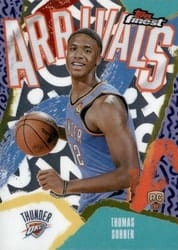 2025-26 Finest Arrivals Thomas Sorber #A-15 card