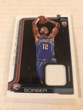 Thomas Sorber 2025-26 Topps Flagship Real One Relics card