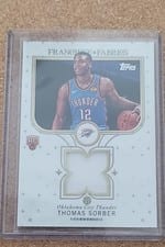 Thomas Sorber 2025-26 Topps Franchise Fabrics card