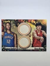 Thomas Sorber / Yang Hansen 2025-26 Topps Holiday Dual Player Relics card