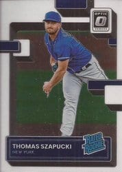 2022 Donruss Optic Base Set Thomas Szapucki #91 card
