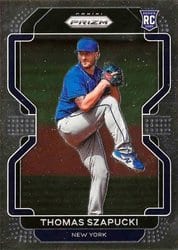 2022 Panini Prizm Base Set Thomas Szapucki #122 card