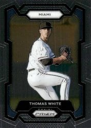 2024 Panini Prizm Base Set Thomas White #191 card