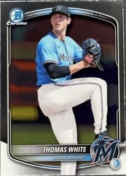 2025 Bowman Draft Chrome Thomas White #BDC-26 card