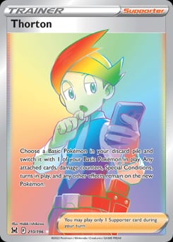 2022 Lost Origin Thorton #210 card